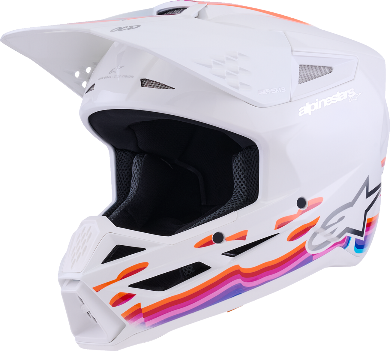 ALPINESTARS HELMET SM3 FORCE WHITE-GLOSS M 8301126-2180-M