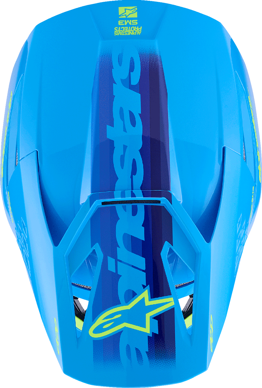 ALPINESTARS HELMET SM3 FORCE CYAN S 8301126-7232-S