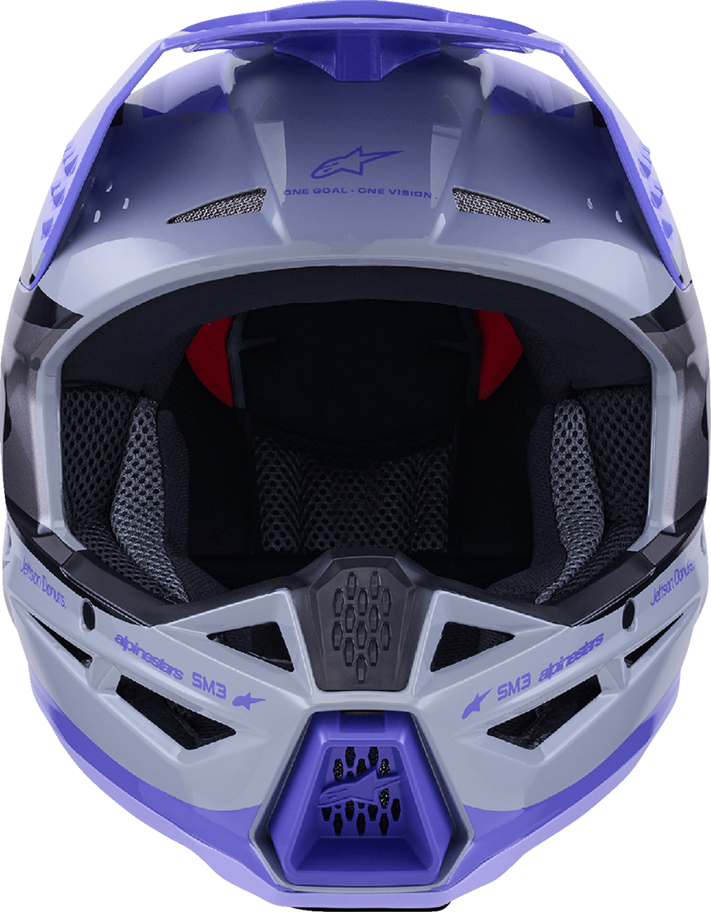 ALPINESTARS HELMET SM3 JETTSON GRAY/PUR/BLK XL 8302726-9277-XL