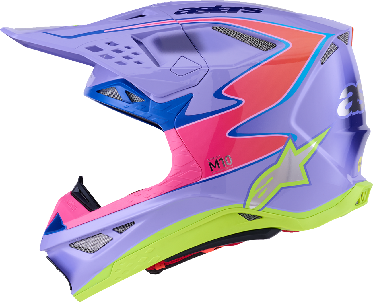ALPINESTARS HELMET SM10 JETT PURPLE/PINK M 8303625-3144-M
