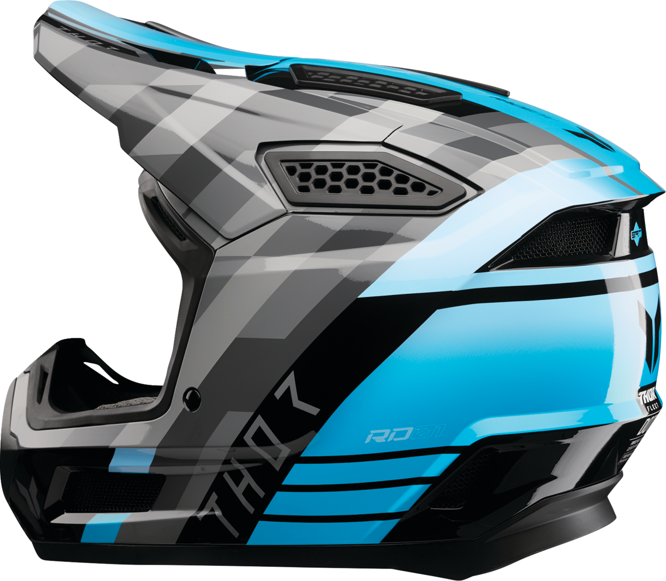 THOR FLEET CAMBER BK/TL 2XL 0110-9422