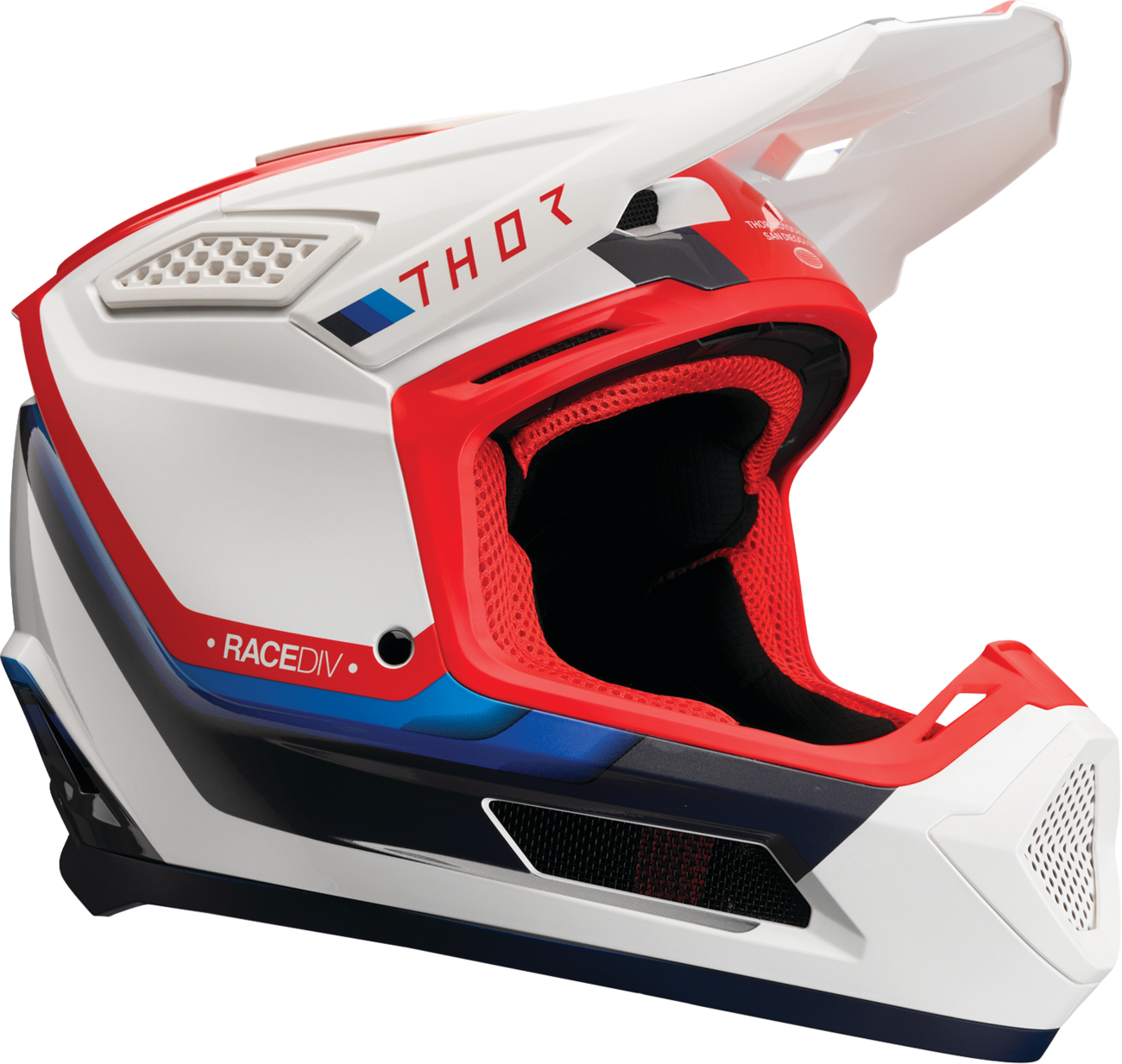 THOR FLEET DEFY WH/RD/BL 2XL 0110-9446