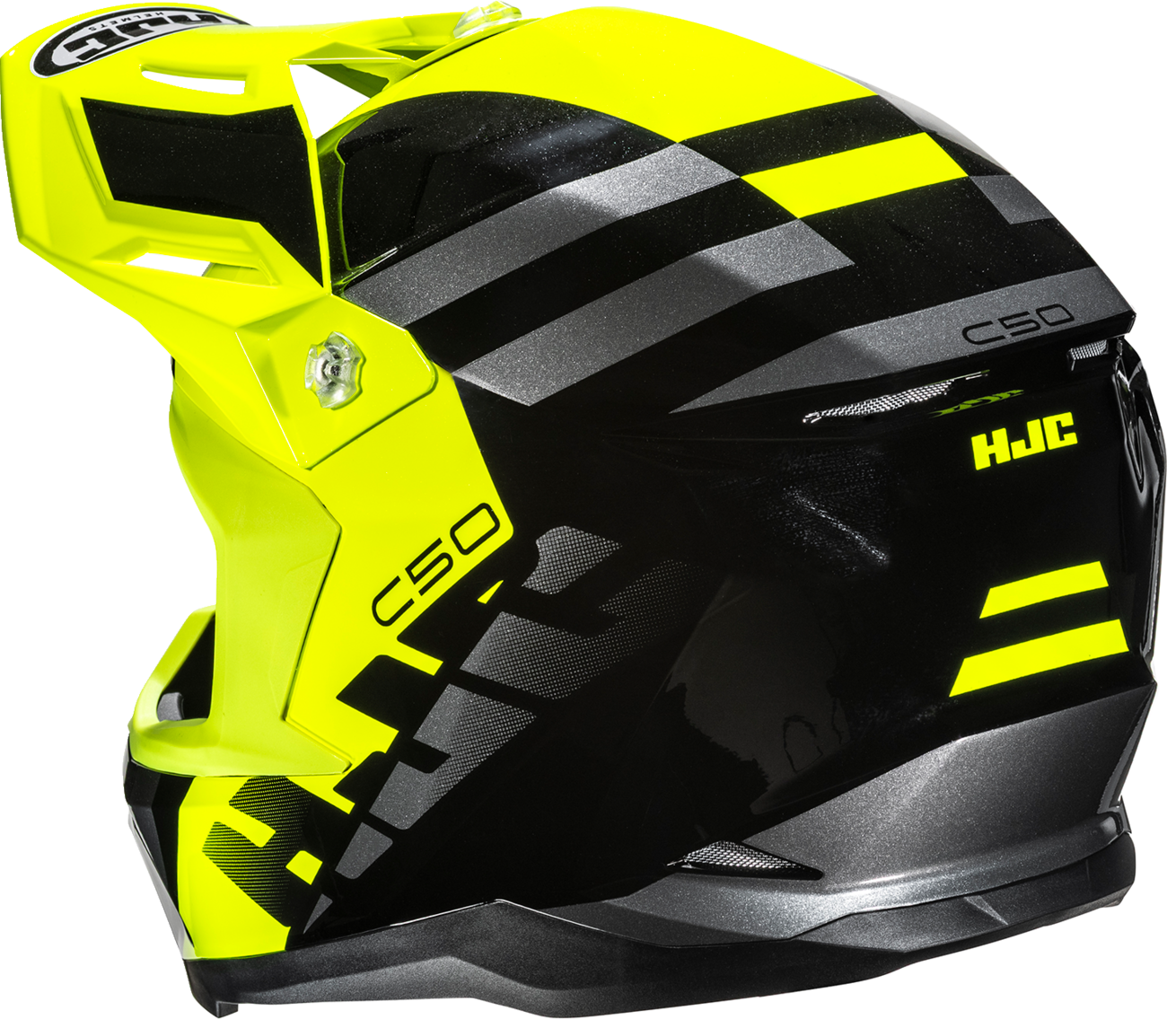 HJC C50 MIRAGE BK/HV 2XL MP46NEP82H3V