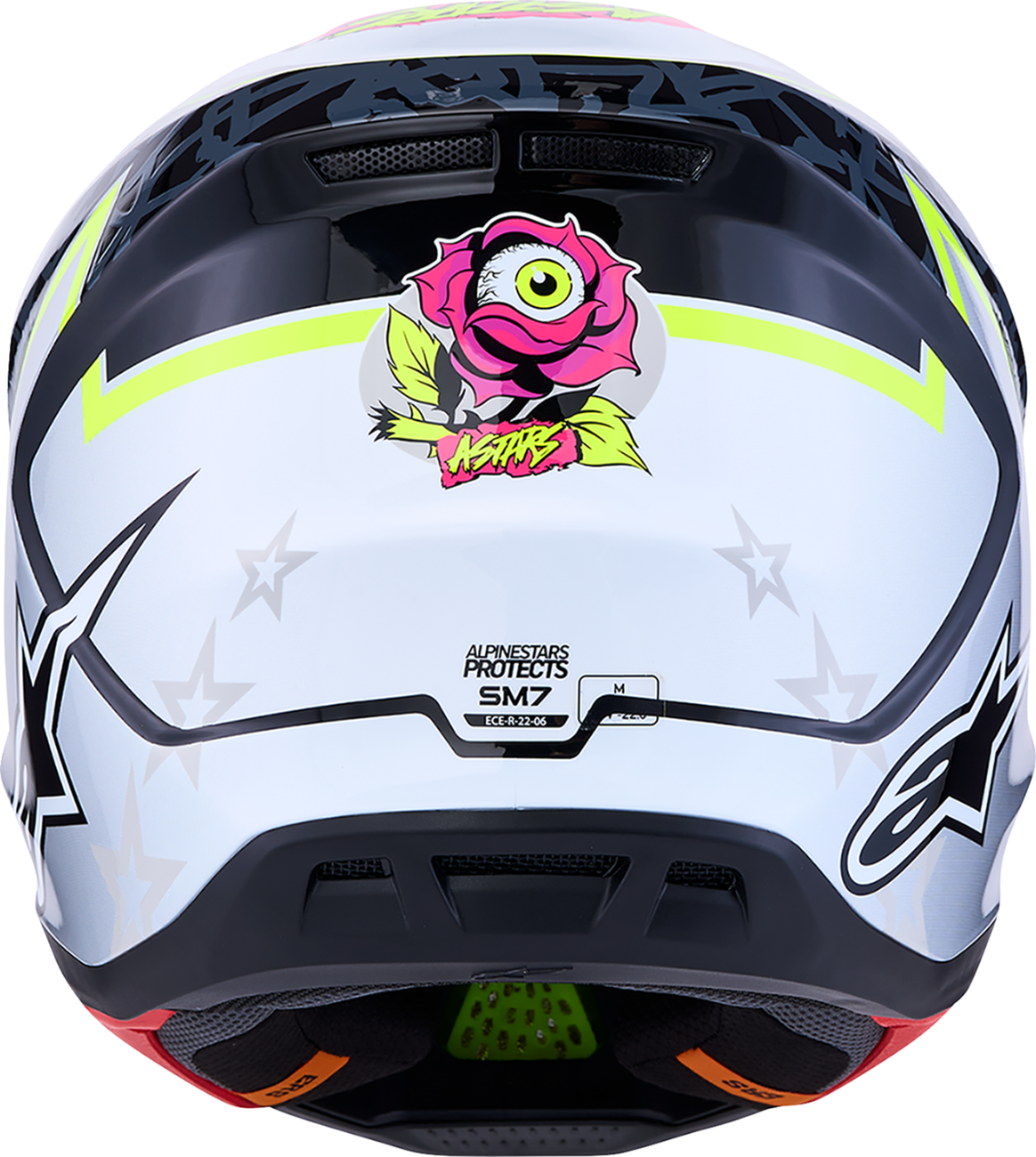 ALPINESTARS HELMET SM7 BLASTER BLK/GRY/YLW XL 8300127-1697-XL