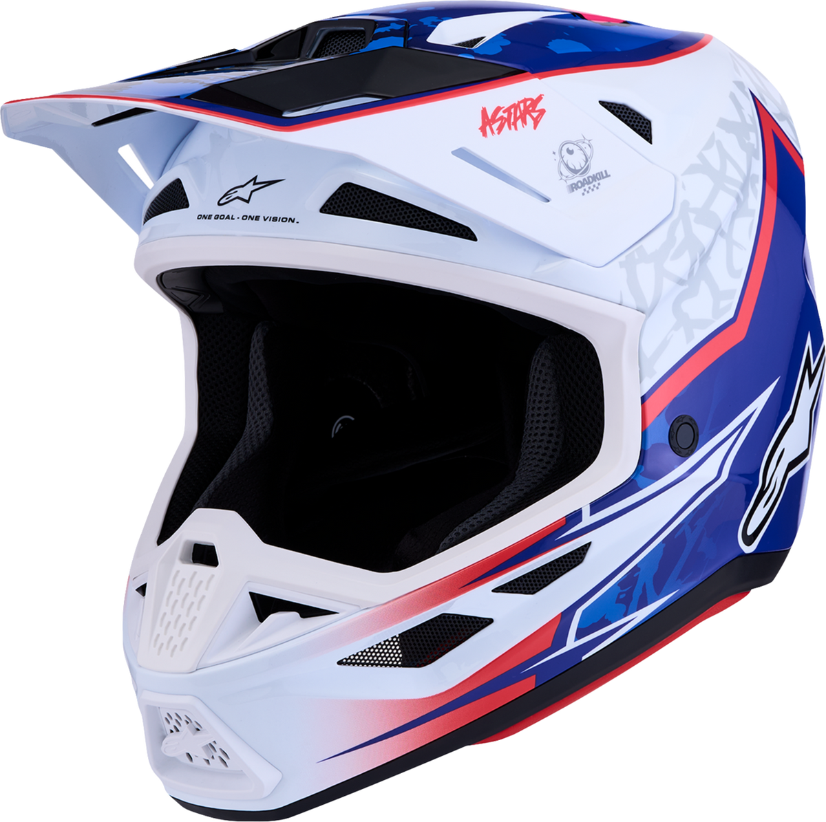 ALPINESTARS HELMET SM7 BLASTER WHT/BLU/RED M 8300127-2217-M