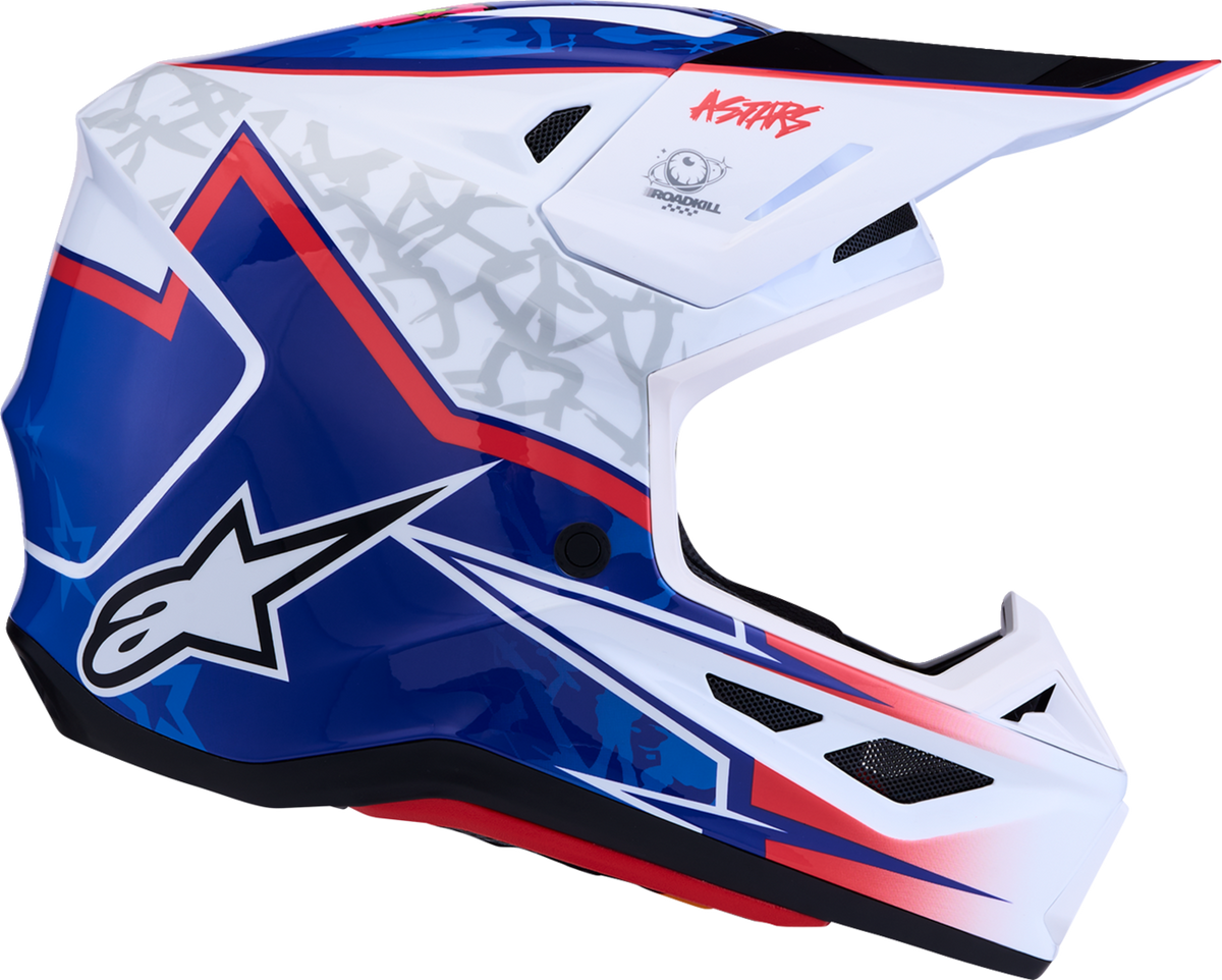 ALPINESTARS HELMET SM7 BLASTER WHT/BLU/RED XL 8300127-2217-XL