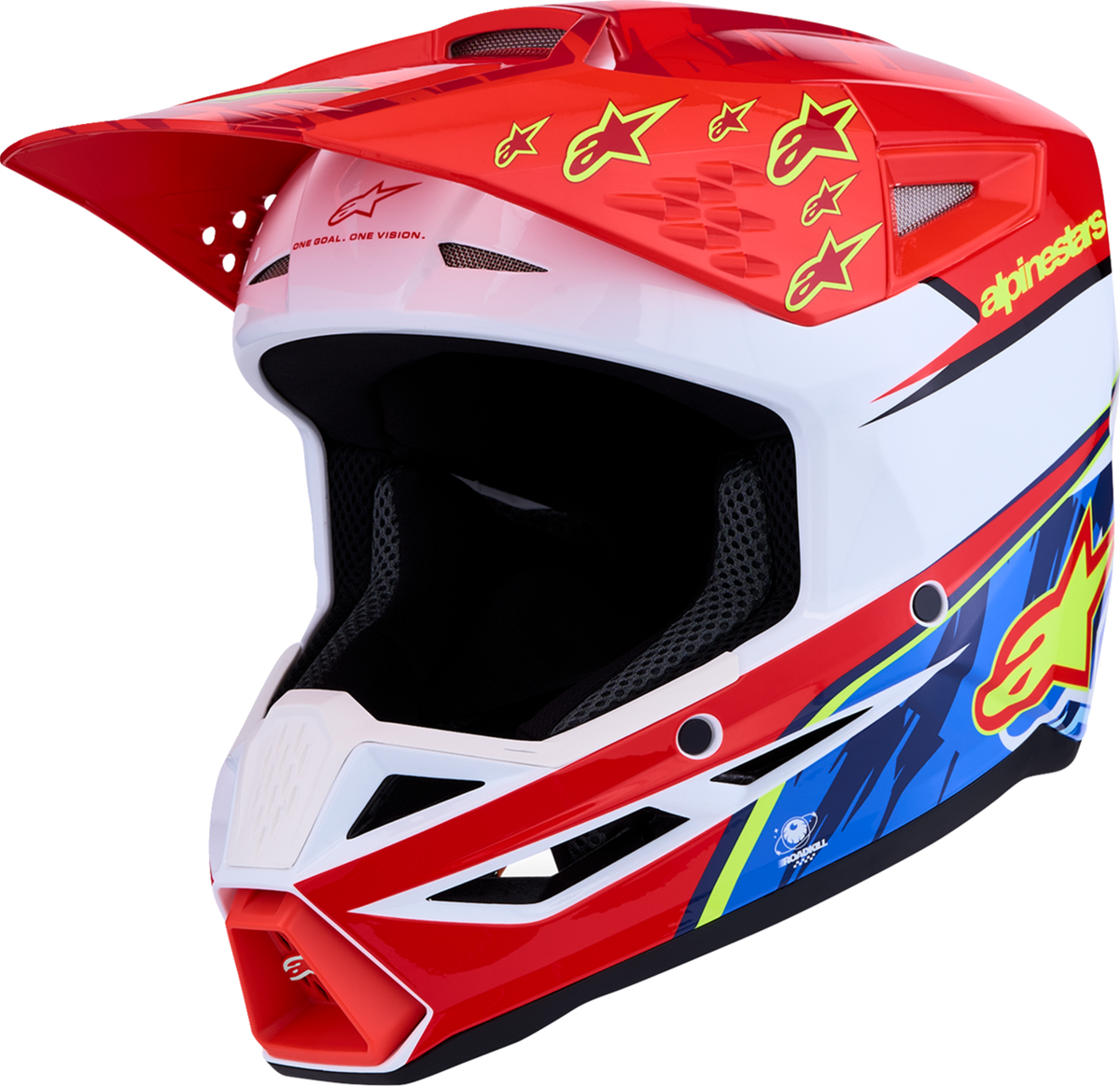 ALPINESTARS HELMET SM3 FALCON RED/WHT/BLU S 8300827-3206-S