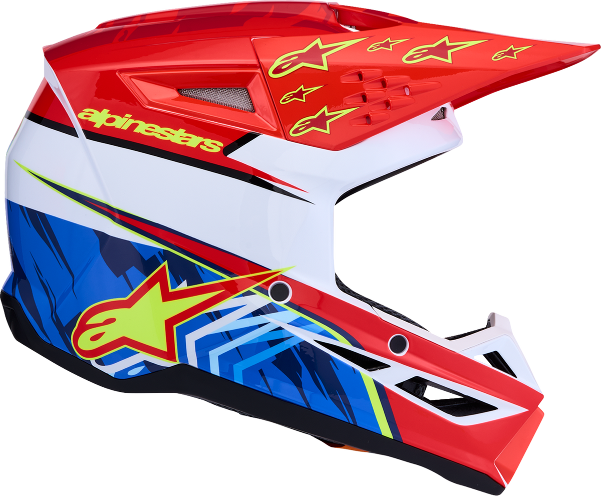 ALPINESTARS HELMET SM3 FALCON RED/WHT/BLU M 8300827-3206-M