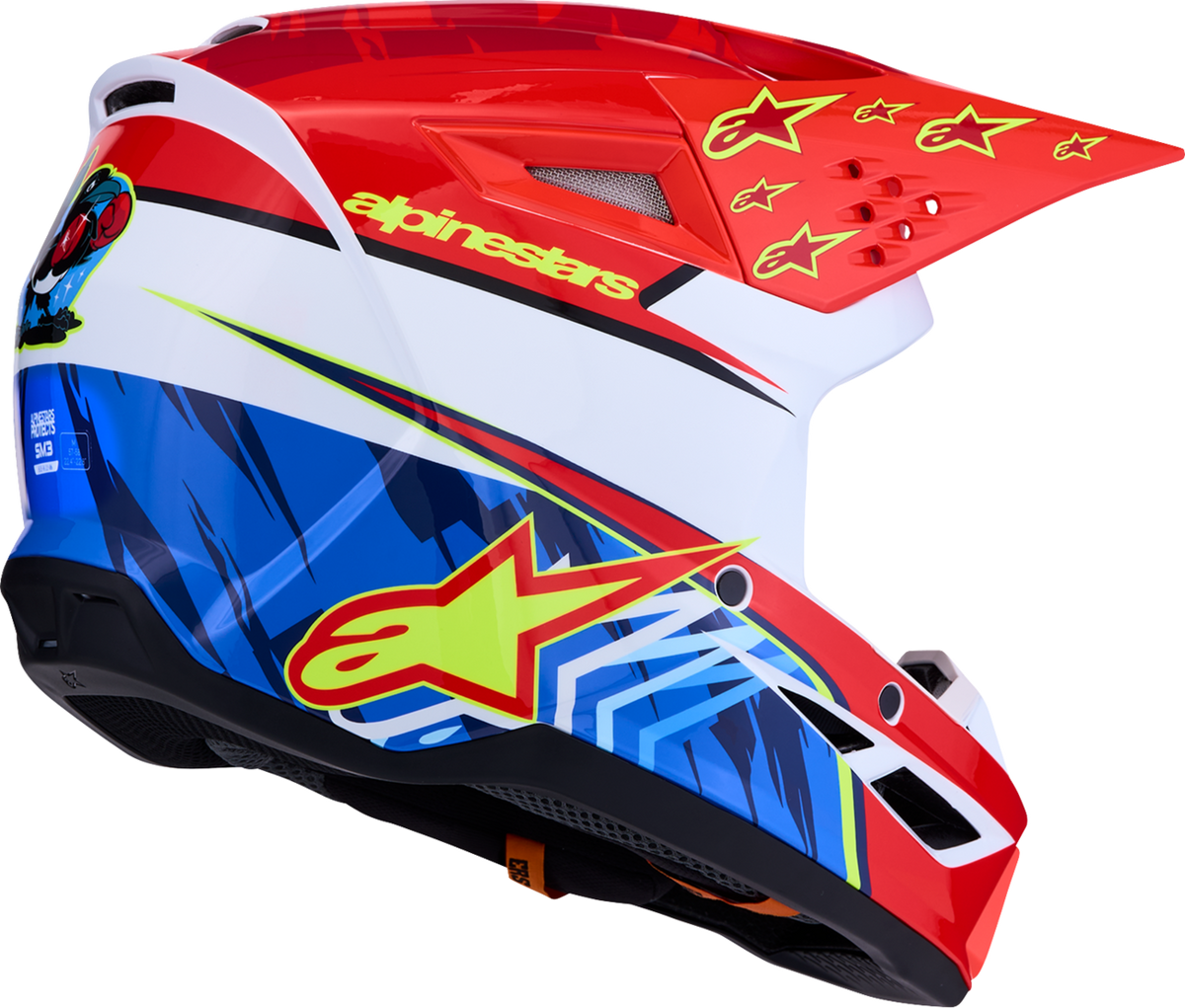 ALPINESTARS HELMET SM3 FALCON RED/WHT/BLU L 8300827-3206-L