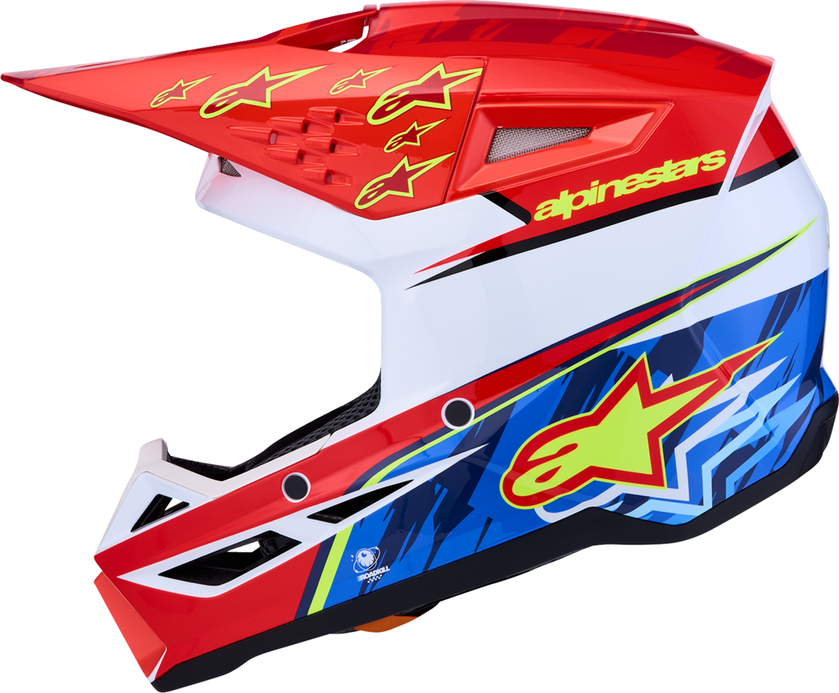 ALPINESTARS HELMET SM3 FALCON RED/WHT/BLU S 8300827-3206-S