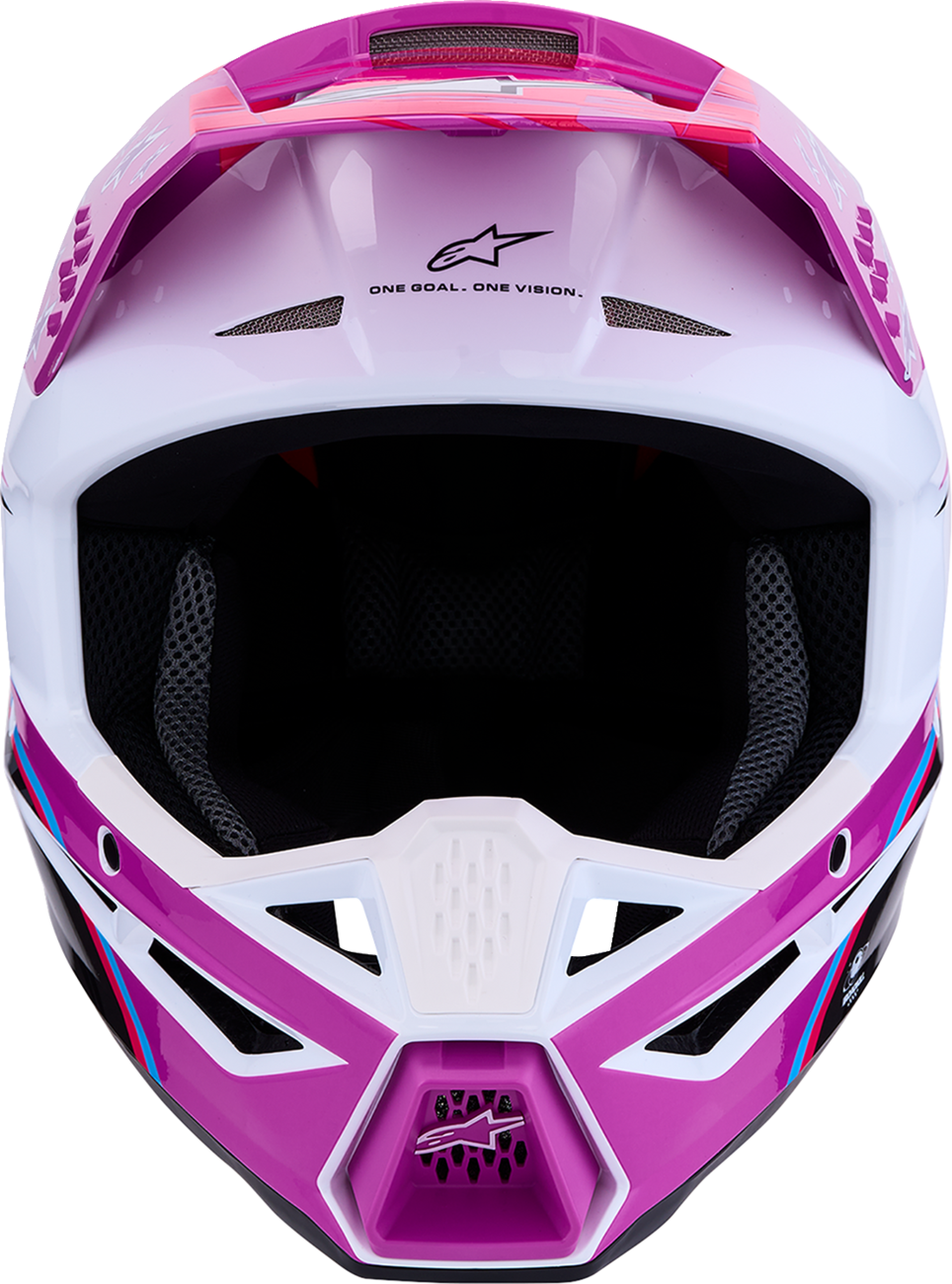 ALPINESTARS HELMET SM3 FALCON PUR/WHT/PNK S 8300827-3222-S