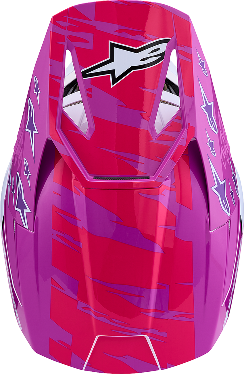 ALPINESTARS HELMET SM3 FALCON PUR/WHT/PNK M 8300827-3222-M