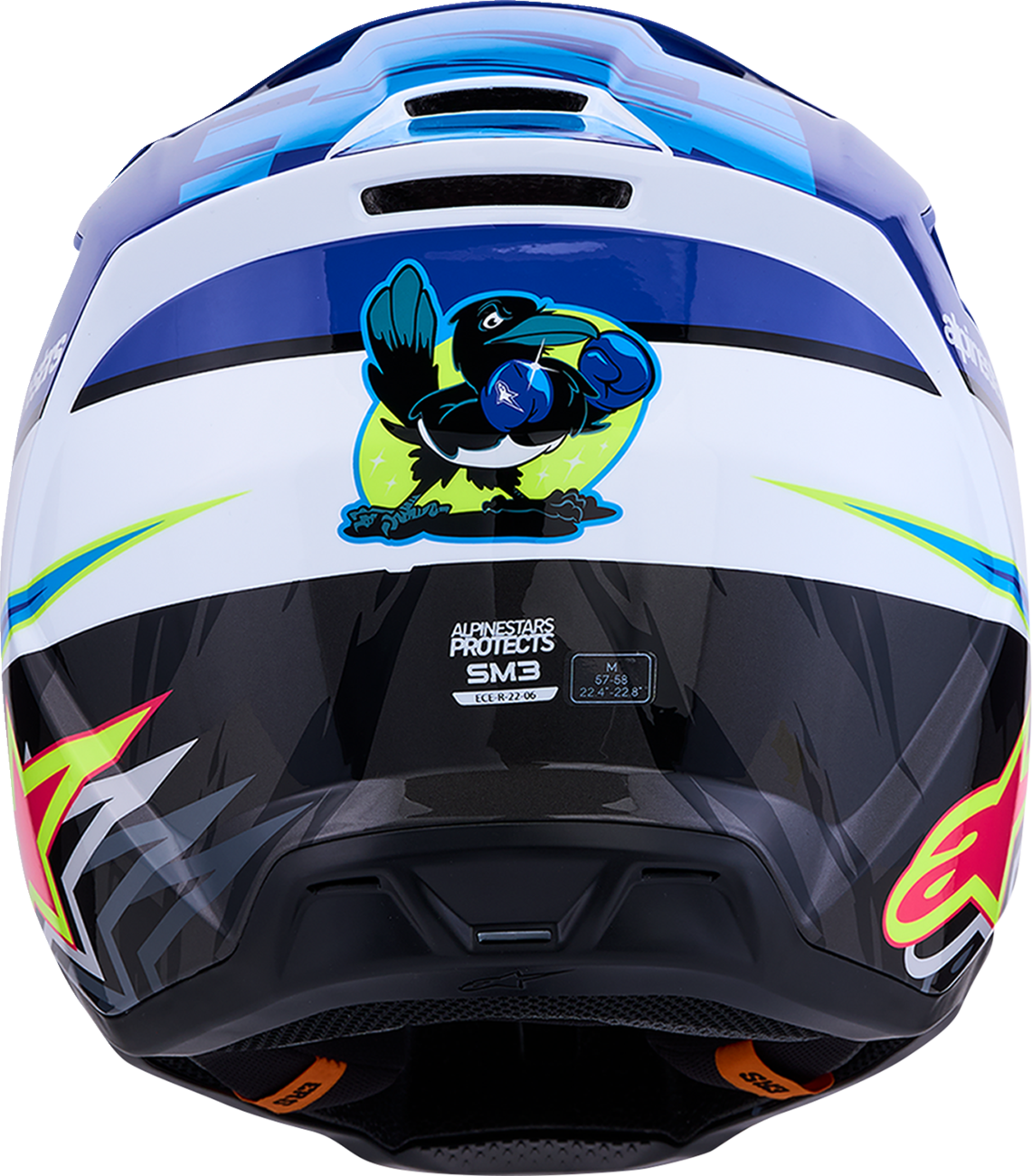 ALPINESTARS HELMET SM3 FALCON BLU/BLK/PNK M 8300827-7347-M