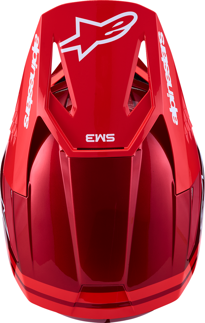 ALPINESTARS HELMET SM3 RADIUM RED/WHT L 8300726-3216-L