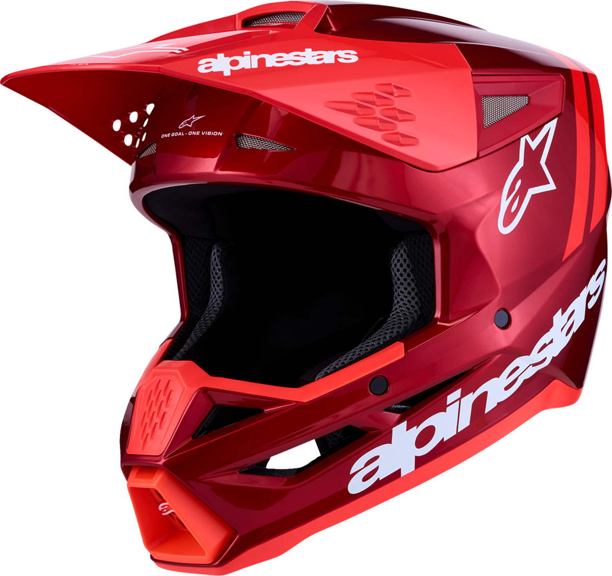 ALPINESTARS HELMET SM3 RADIUM RED/WHT L 8300726-3216-L
