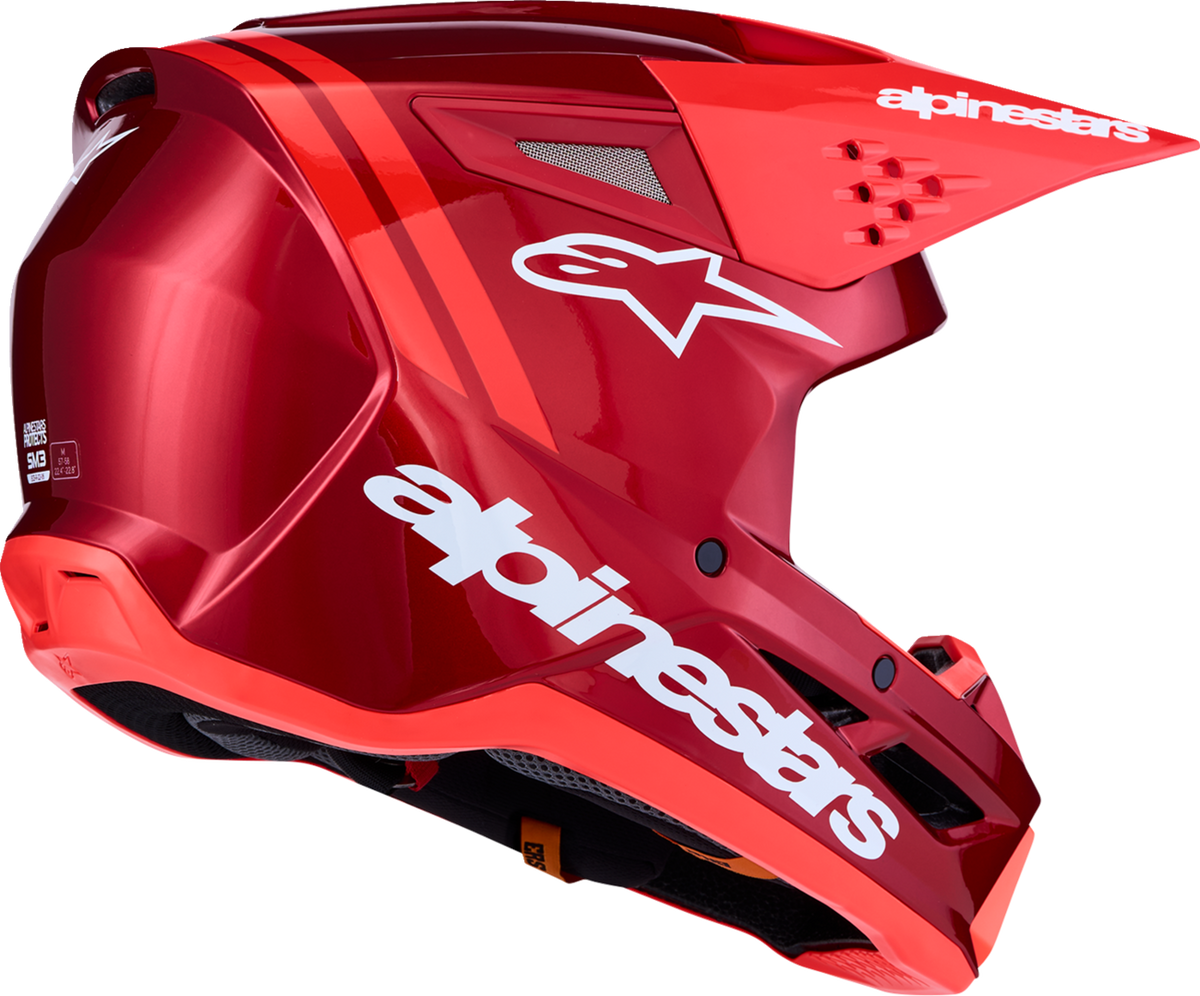 ALPINESTARS HELMET SM3 RADIUM RED/WHT L 8300726-3216-L
