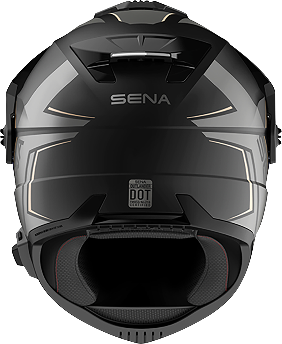 SENA OUTLANDER SMART DUAL SPORT MATT BLACK S DOT OUTLANDER-MB00S1