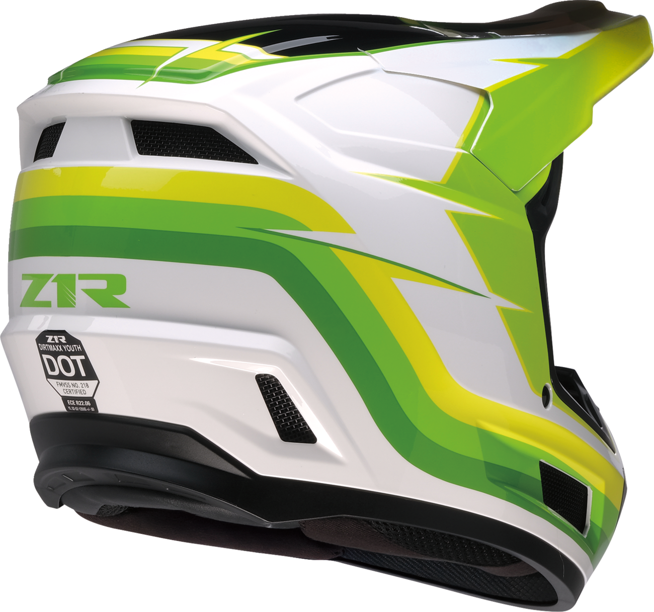 Z1R DIRT MAXX YTH VORTEX WH/GN MD 0111-1739