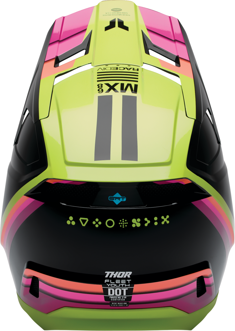 THOR FLEET YTH DEFY BK/AC SM 0111-1759