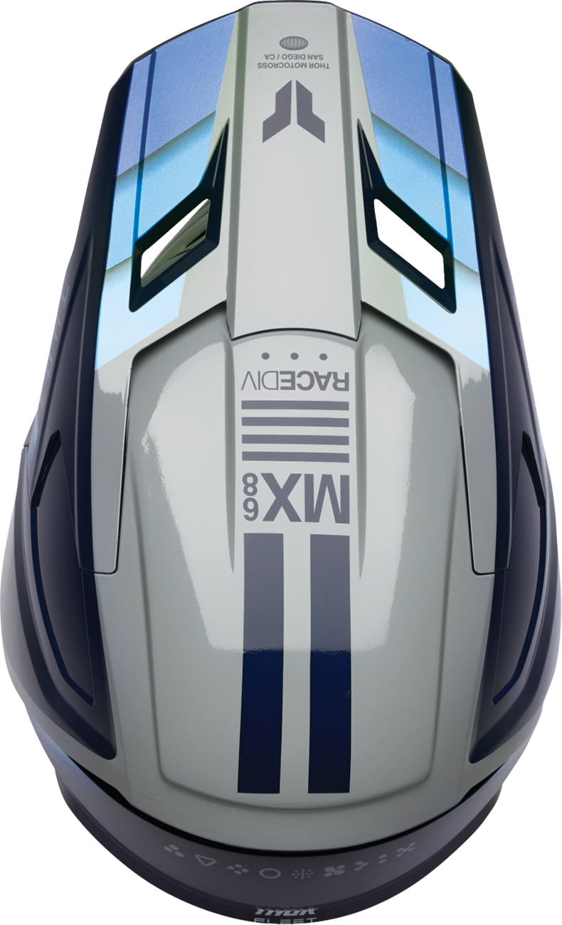 THOR FLEET YTH DEFY BL/GY LG 0111-1764