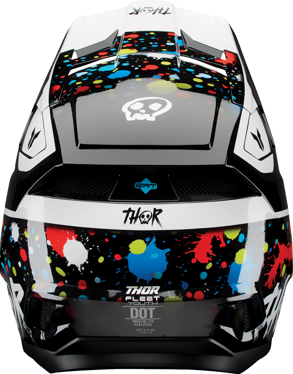 THOR FLEET YTH DEFY SPLAT BLACK MD 0111-1766