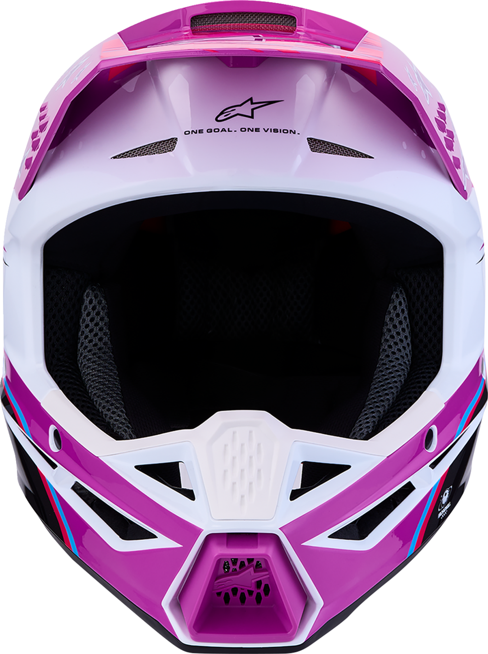 ALPINESTARS HELMET YTH SM3 FALCON PU/WH/PK YM 8301227-3222-YM