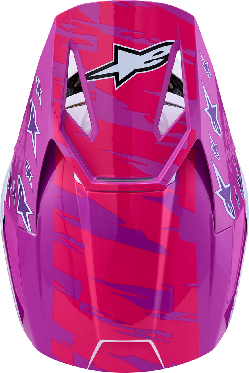 ALPINESTARS HELMET YTH SM3 FALCON PU/WH/PK YS 8301227-3222-YS