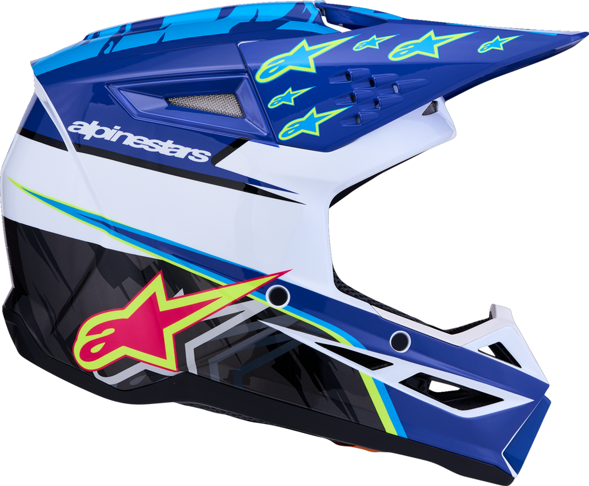 ALPINESTARS HELMET YTH SM3 FALCON BL/BK/PK YM 8301227-7347-YM