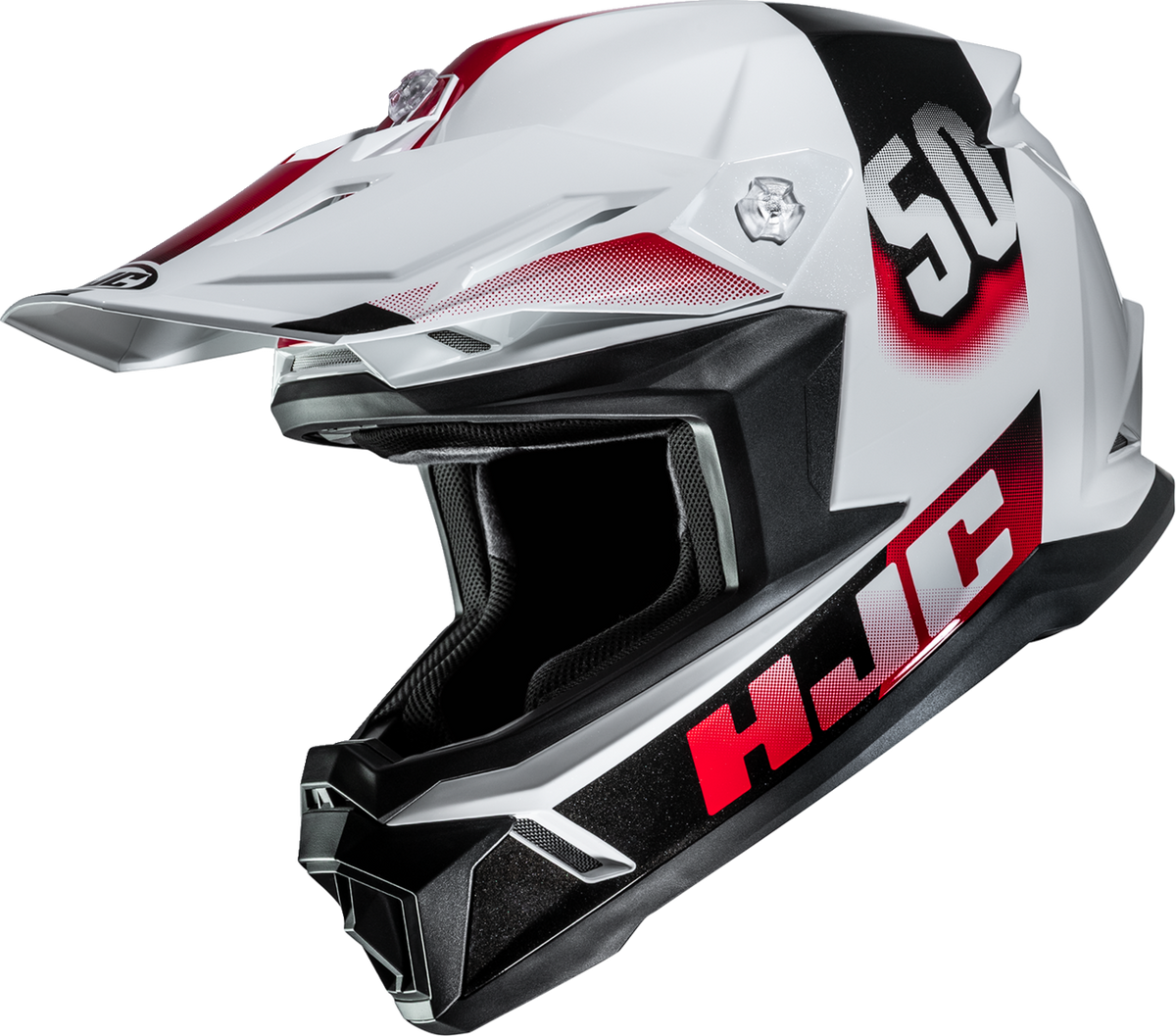 HJC Y50 DASH WH/RD (MC-1) LG MP47NEPG001V