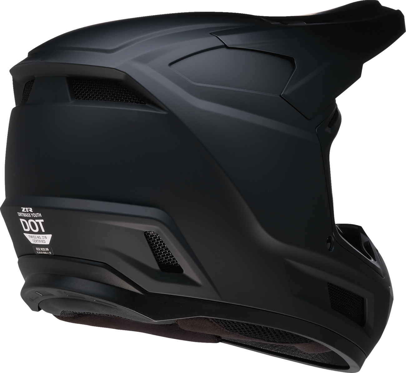 Z1R DIRT MAXX YTH MATTE BLACK MD 0111-1873