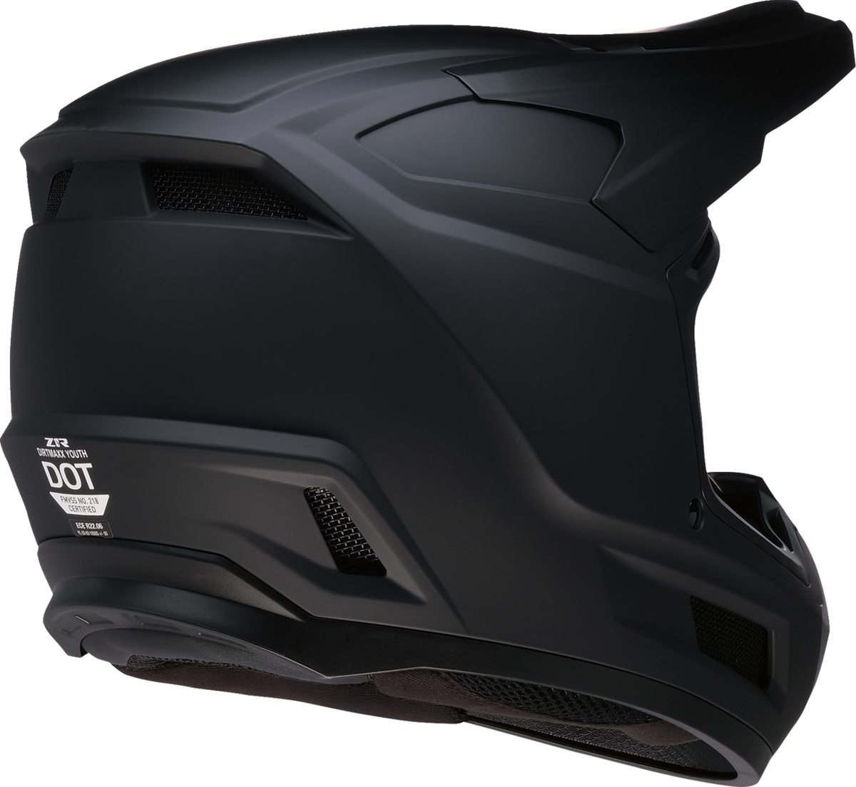 Z1R DIRT MAXX YTH MATTE BLACK SM 0111-1872