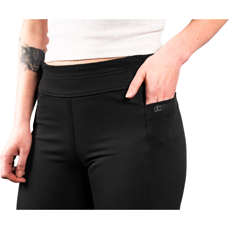 ICON TUSCADERO2 WM PANT BK XL 2823-0358
