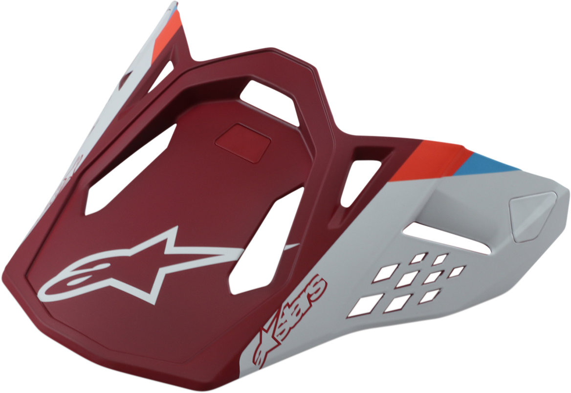 ALPINESTARS VISOR S-M8 CONTCT RED MT 89812193000OS