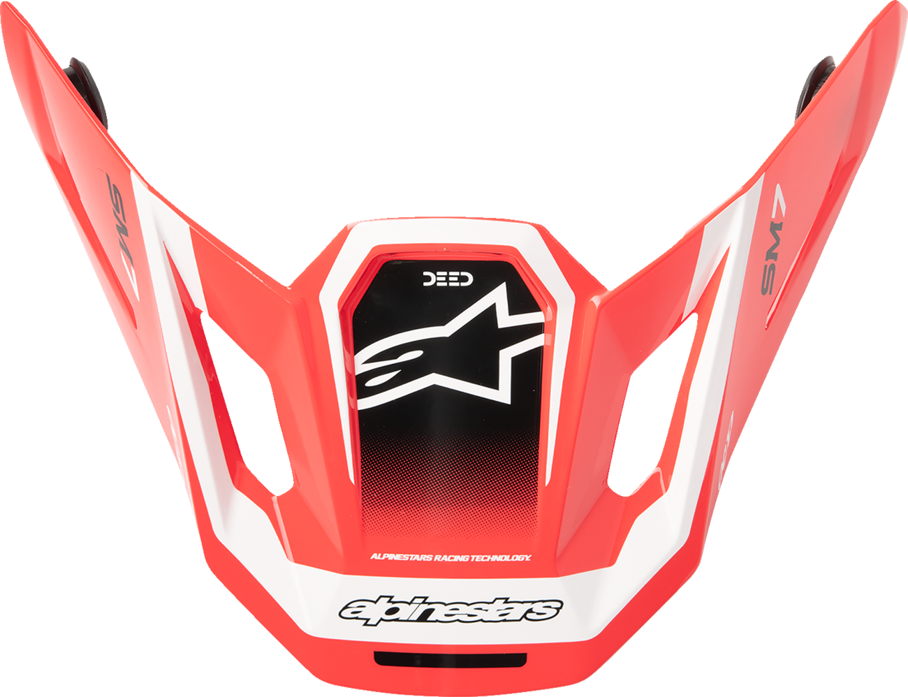 ALPINESTARS VISOR SM7 DEED RED/BLK/WH 8981326-3139