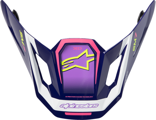 ALPINESTARS VISOR SM7 DEED PURPLE/PINK 8981326-3142