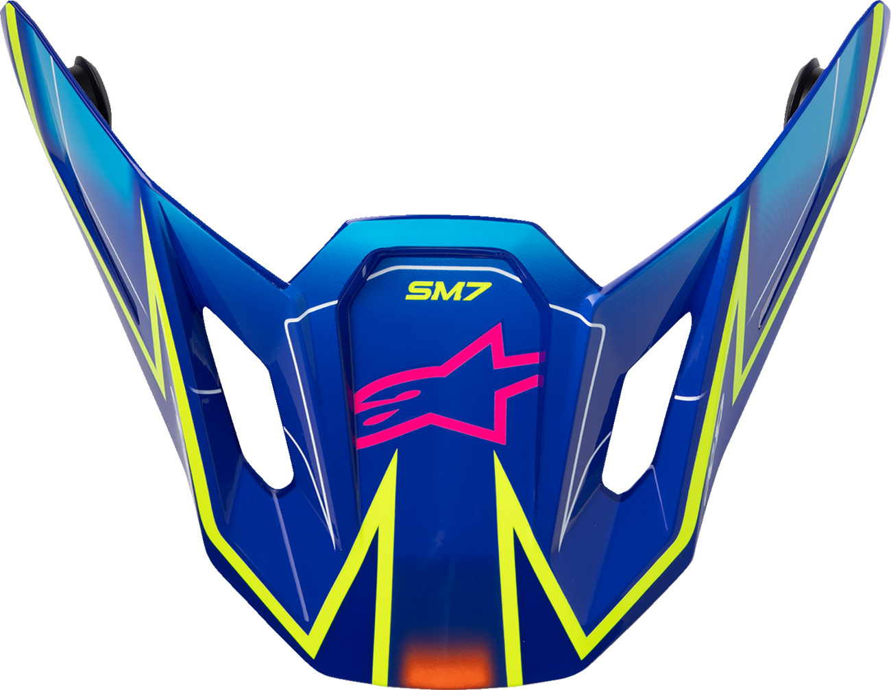ALPINESTARS VISOR SM7 CAST BLU/YL/PINK 8981426-7254