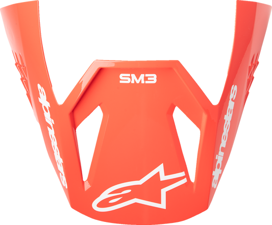 ALPINESTARS VISOR SM3 RADIUM BLK/RED/WH 8980526-1553
