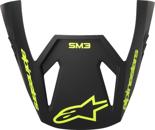ALPINESTARS VISOR SM3 RADIUM GRAY/BLK/YL 8980526-9510