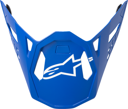 ALPINESTARS VISOR S-M10 FLOOD BLUE/BLK-CARB 8980923-7282