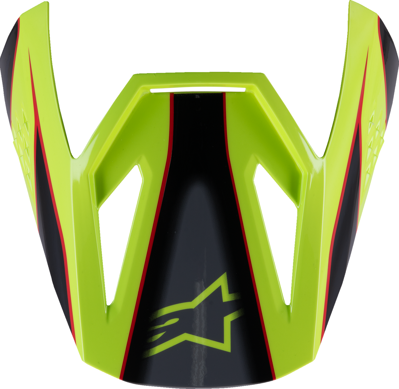 ALPINESTARS VISOR YOUTH FRAY RED/YEL 8980525-3051