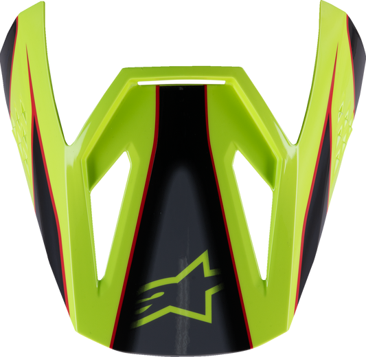 ALPINESTARS VISOR YOUTH FRAY RED/YEL 8980525-3051