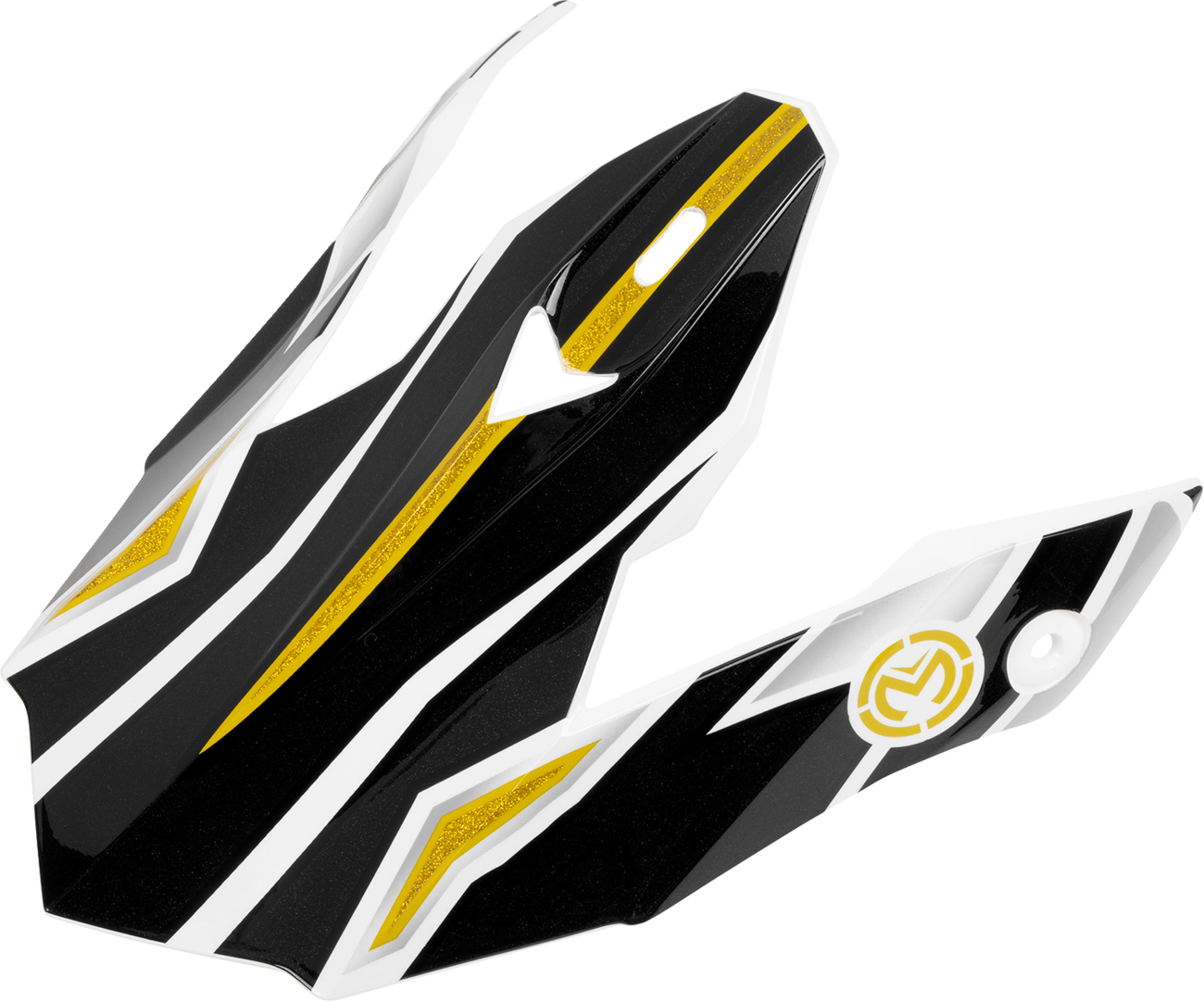 MOOSE RACING SOFTGOODS MR3 F.A.F. PEAK BLACK/WHITE/GOLD 0132-2002