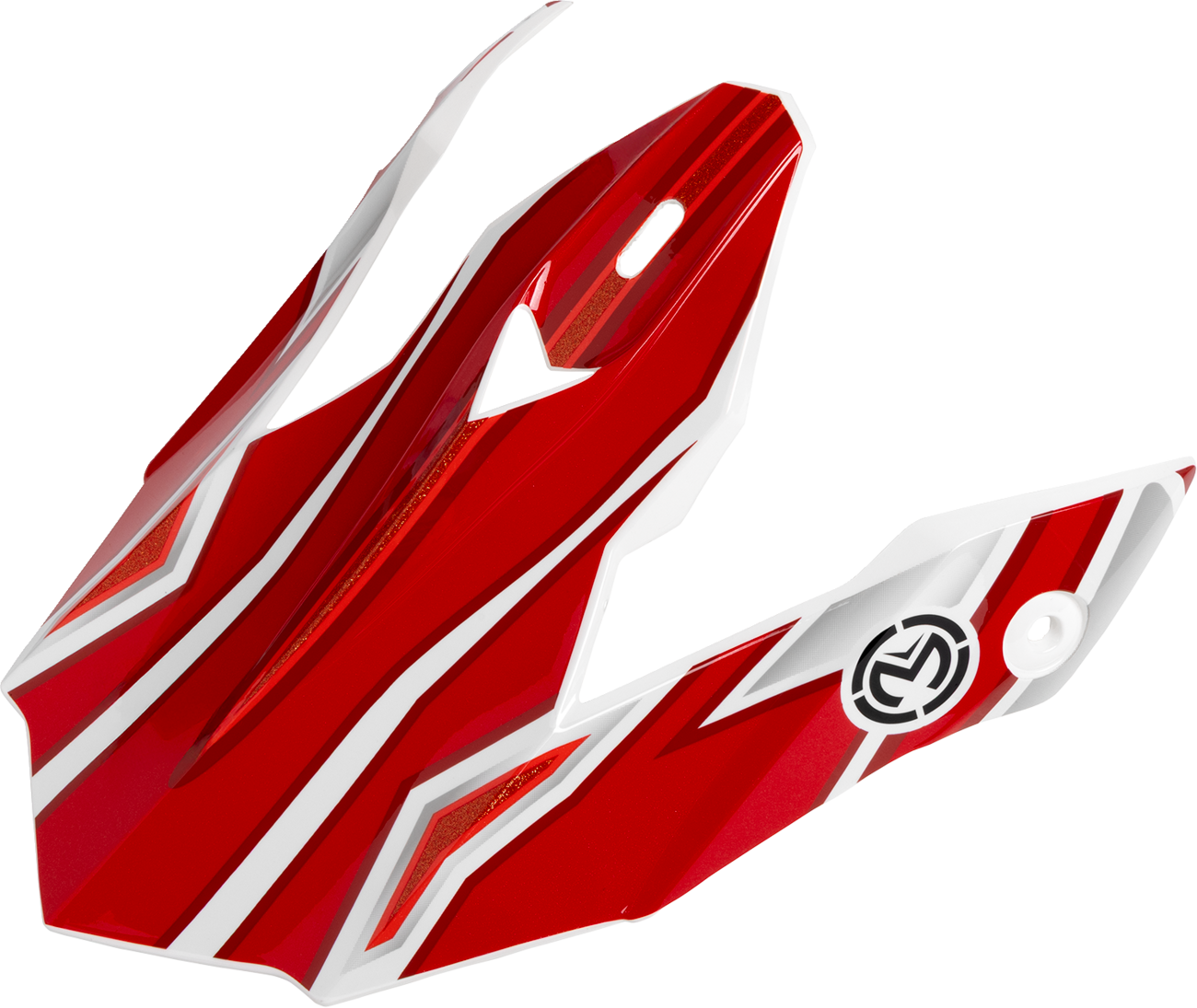 MOOSE RACING SOFTGOODS MR3 F.A.F. PEAK BLACK/WHITE/RED 0132-2003