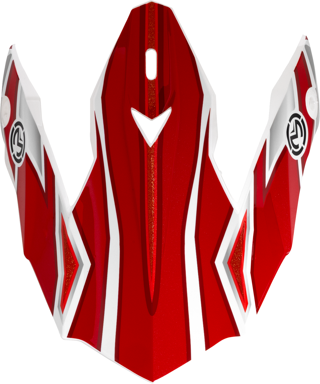 MOOSE RACING SOFTGOODS MR3 F.A.F. PEAK BLACK/WHITE/RED 0132-2003