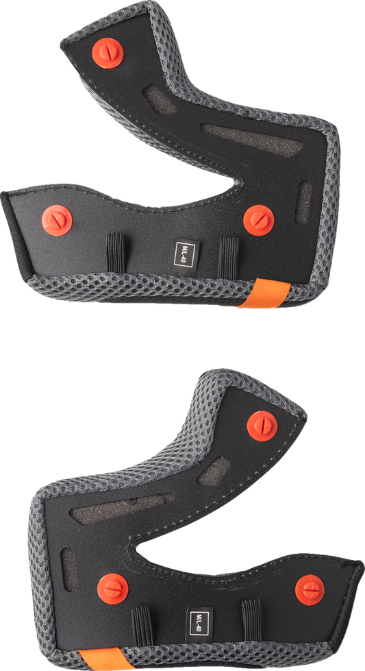 ALPINESTARS CHEEK PAD SET SM3"+5MM" S40MM 8960326-11-S40