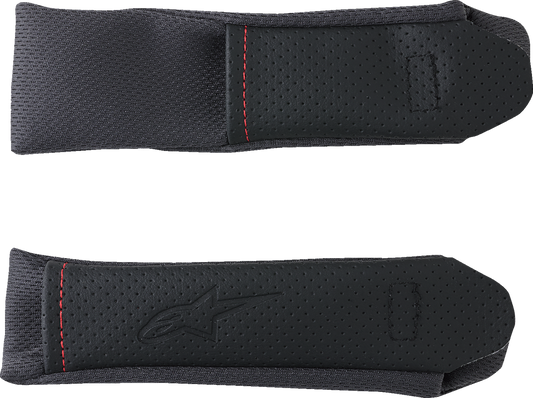 ALPINESTARS (ROAD) CHIN STRAP COVERS SR-7 GY 895142611
