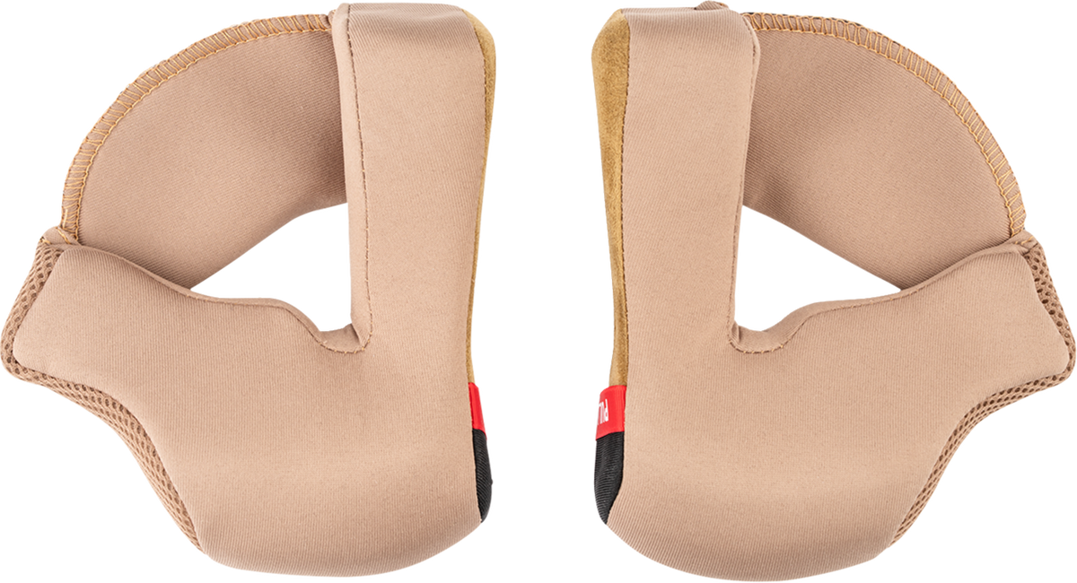 ICON THRESHOLD CHEEK PADS BROWN 2XL 0134-4365