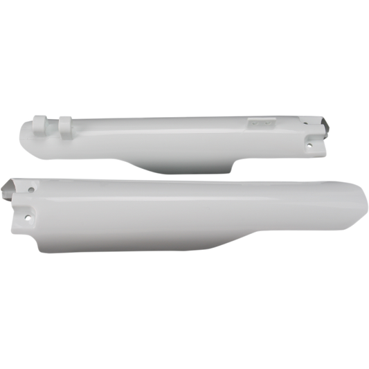ACERBIS LWR FORK CVR SET- RM125/250:99-03 WHITE 2115020002