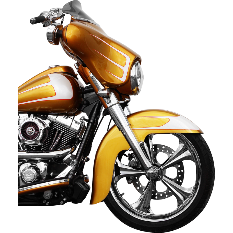 KLOCK WERKS 96-13 FLHT 6.5" DRK SMK FLARE W/SHIELD KWW-01-0199
