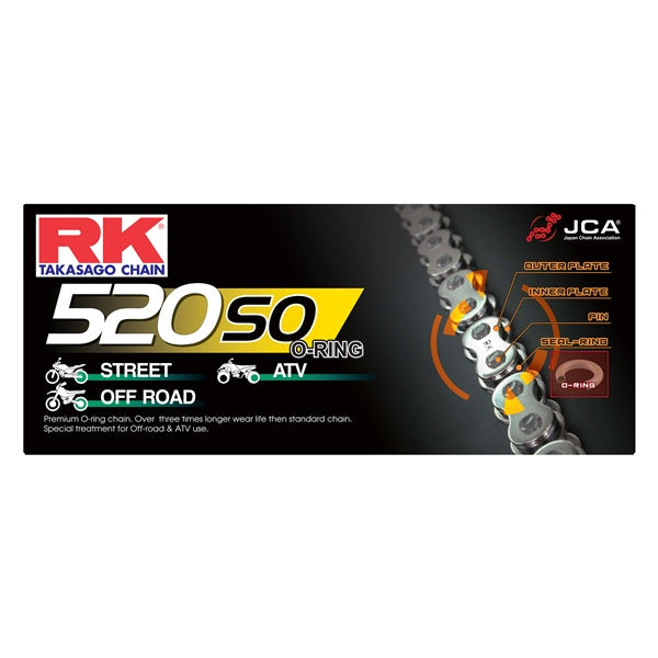 RK EXCEL 520SO X 120 NAT RK CHAIN 520SO-120